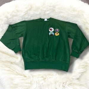 Official BTS In the SOOP Forest Green Embroidered Patch Sweatshirt - Size L